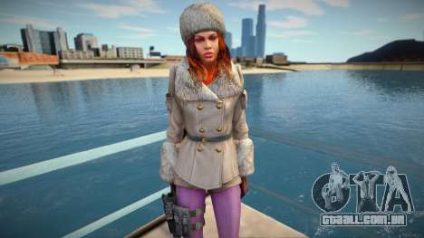 Jessica Sherawat em roupas de inverno para GTA San Andreas