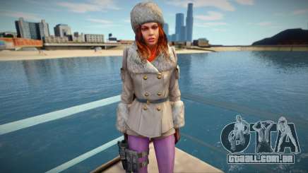 Jessica Sherawat em roupas de inverno para GTA San Andreas