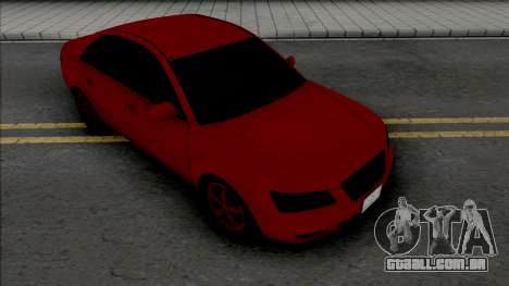 Hyundai Sonata Red Black para GTA San Andreas