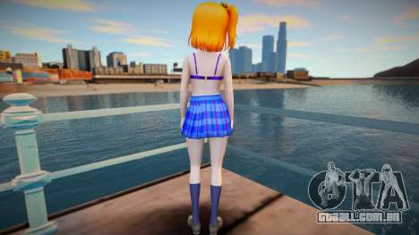 Kousaka Honoka - Love Live - shirtless v1 para GTA San Andreas