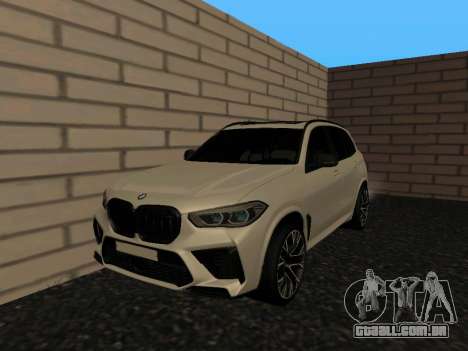 BMW X5M F95 White Plates para GTA San Andreas