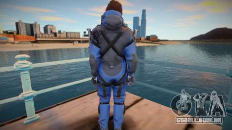 Sam blue suit [Norman Reedus] (from Death Strand para GTA San Andreas