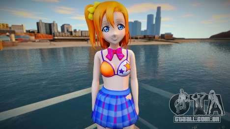 Kousaka Honoka - Love Live - shirtless v1 para GTA San Andreas