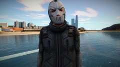Personagem de GTA Online em uma máscara e armadura corporal para GTA San Andreas