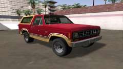 Ford Bronco XLT 1982 para GTA San Andreas