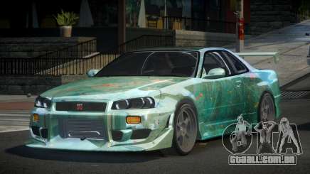 Nissan Skyline R34 PSI-S S6 para GTA 4