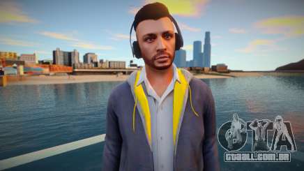 Cara em fones de ouvido do GTA Online para GTA San Andreas