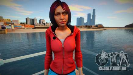 Samantha Giddings (Climbing) from Until Dawn para GTA San Andreas