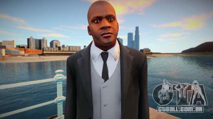 Franklin de jaqueta para GTA San Andreas