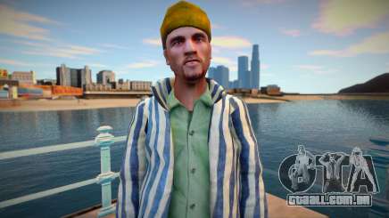 Criminoso russo em manto de prisão para GTA San Andreas