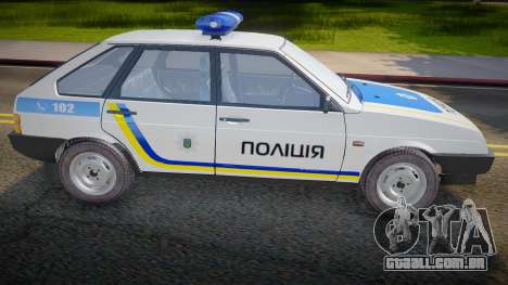 VAZ 2109 Polícia da Ucrânia para GTA San Andreas