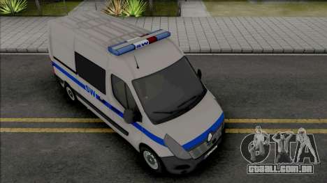 Renault Master II Prison Service para GTA San Andreas