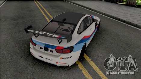 BMW M4 GT4 para GTA San Andreas