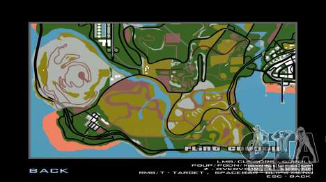 Novo mapa do jogo para GTA San Andreas