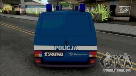Volkswagen Transporter (T4) Policja KSP para GTA San Andreas