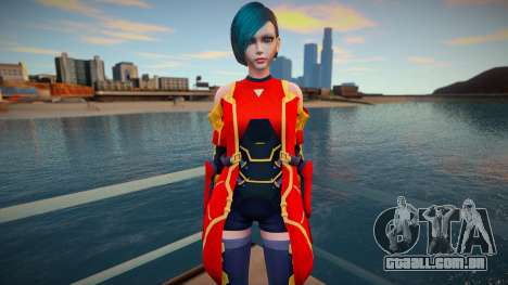 Zero Flaming Suit - Cyber Hunter para GTA San Andreas