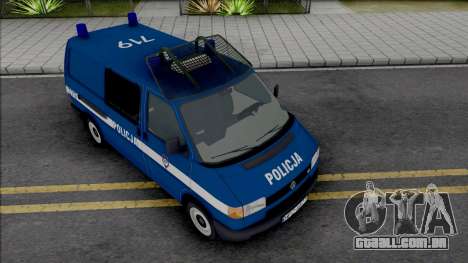 Volkswagen Transporter (T4) Policja KSP para GTA San Andreas