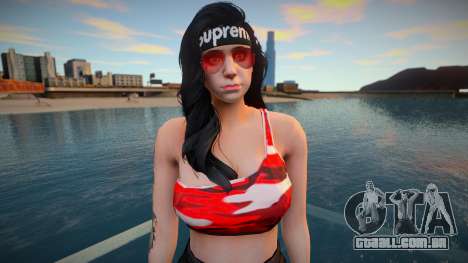 GTA Online Skin Ramdon Female Latin 1 Fashion v2 para GTA San Andreas