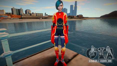 Zero Flaming Suit - Cyber Hunter para GTA San Andreas