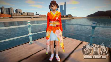 Lei Fang Furisode Kimono Crimson para GTA San Andreas