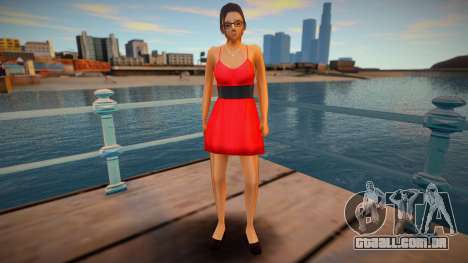 Alissa Nottingham Red Dress para GTA San Andreas