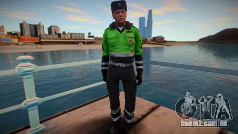 Polícia de trânsito privada em uniforme de inver para GTA San Andreas