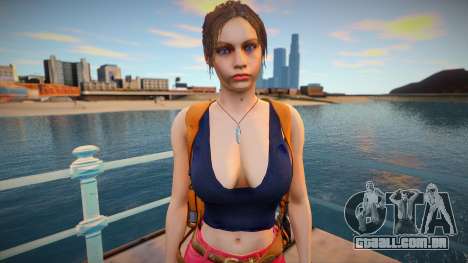 RE2 Remake Claire Redfield Classic and Sexy Tank para GTA San Andreas