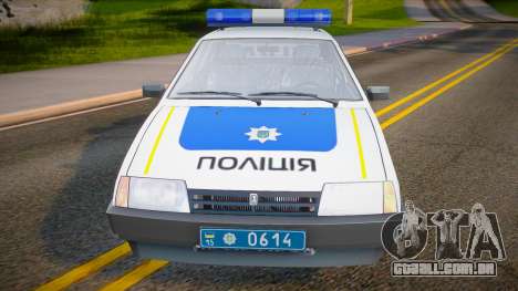 VAZ 2109 Polícia da Ucrânia para GTA San Andreas