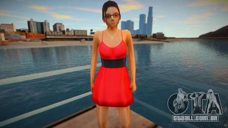 Alissa Nottingham Red Dress para GTA San Andreas