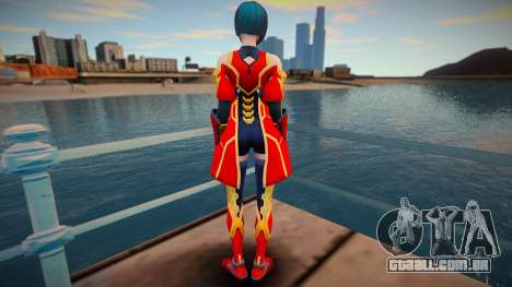 Zero Flaming Suit - Cyber Hunter para GTA San Andreas