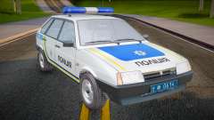 VAZ 2109 Polícia da Ucrânia para GTA San Andreas