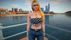 GTA Online Skin Ramdon Female Outher 5 Fashion C para GTA San Andreas