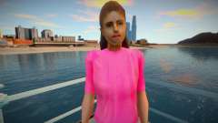 Garota de rosa para GTA San Andreas