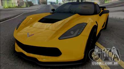 Chevrolet Corvette Z06 (C7) (SA Lights) para GTA San Andreas