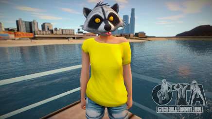Girl raccoon from GTA Online para GTA San Andreas