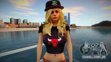 Girl Chicago Bulls para GTA San Andreas