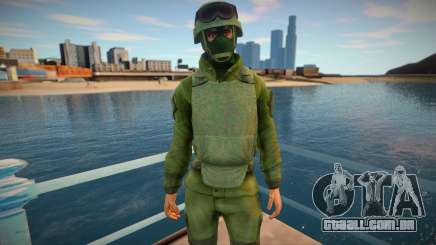 Lutador em uniforme de combate de inverno para GTA San Andreas