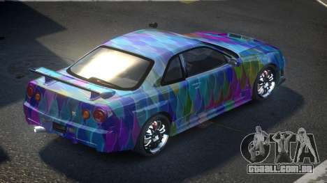 Nissan Skyline R34 BS Qz S4 para GTA 4