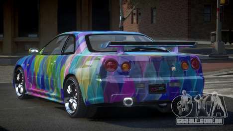 Nissan Skyline R34 BS Qz S4 para GTA 4