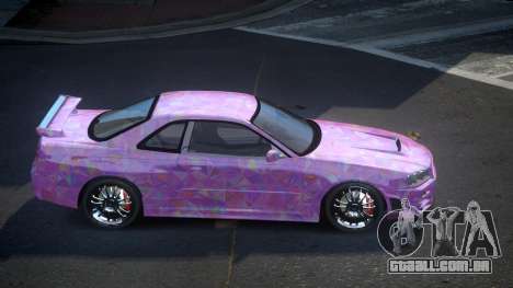 Nissan Skyline R34 BS Qz S6 para GTA 4