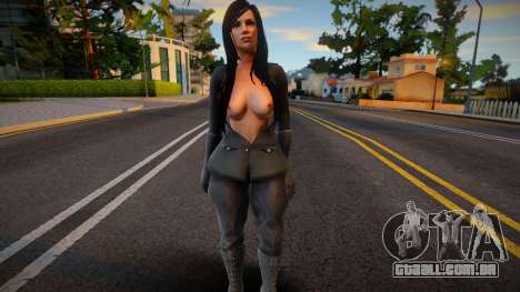 Skyrim Monki Sexy Black Soldier - Topless 1 para GTA San Andreas