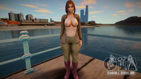 KOF Soldier Girl Different - Topless 1 para GTA San Andreas