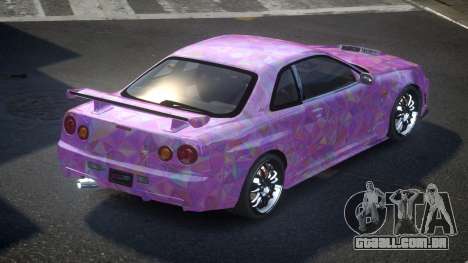 Nissan Skyline R34 BS Qz S6 para GTA 4