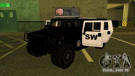 1992 Hummer H1 - LSPD SWAT para GTA San Andreas