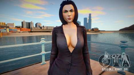 DOA Girl in Black Dress para GTA San Andreas