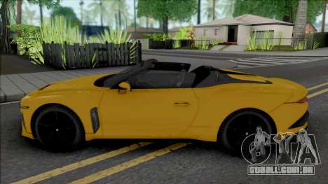 Bentley Mulliner Bacalar [HQ] para GTA San Andreas
