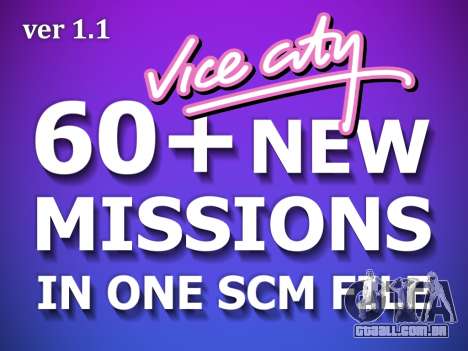 Vice City Big Mission Pack v1.1 para GTA Vice City