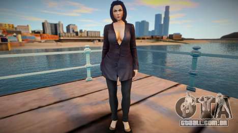 DOA Girl in Black Dress para GTA San Andreas