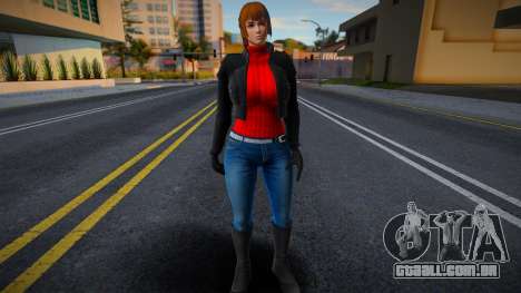 DOA Kasumi Red para GTA San Andreas