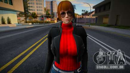 DOA Kasumi Asianed Red Jacket v1 para GTA San Andreas